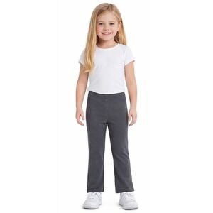 Wonder Nation Leggings Comfortable Stretch Flared Leg Gray Girls Size 6-6X (S)
